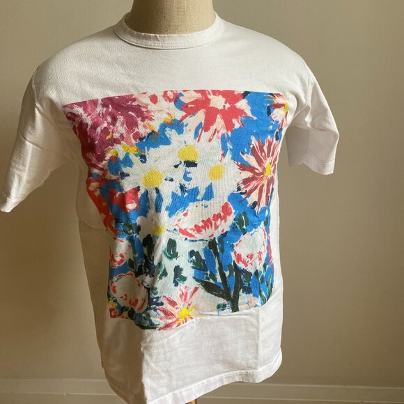 Junya Watanabe tshirt Comme de garcon floral print tee - Picture 1 of 7